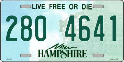 NH license plate 2804641