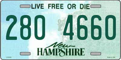 NH license plate 2804660