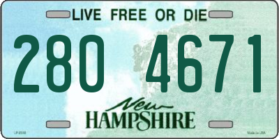 NH license plate 2804671