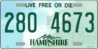 NH license plate 2804673