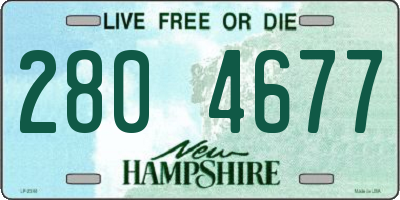 NH license plate 2804677