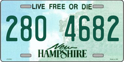 NH license plate 2804682