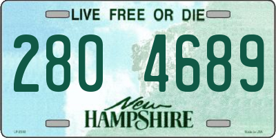 NH license plate 2804689