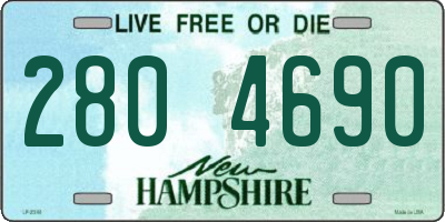 NH license plate 2804690
