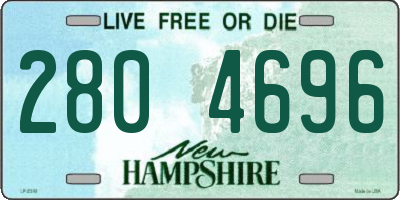 NH license plate 2804696
