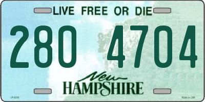NH license plate 2804704