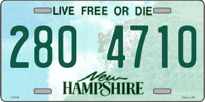 NH license plate 2804710