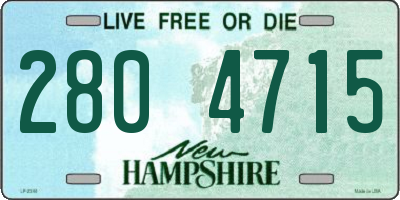 NH license plate 2804715