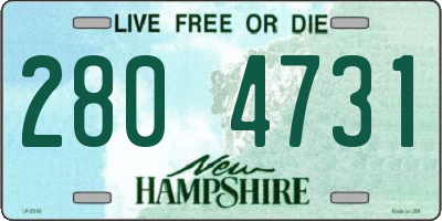 NH license plate 2804731