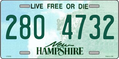 NH license plate 2804732