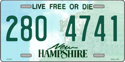 NH license plate 2804741
