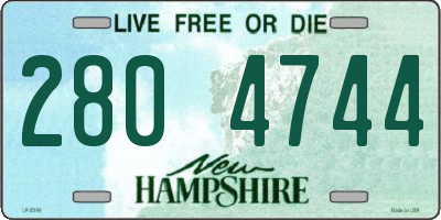 NH license plate 2804744