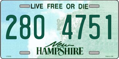 NH license plate 2804751