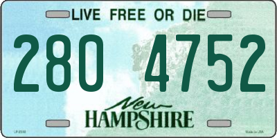 NH license plate 2804752