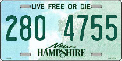 NH license plate 2804755