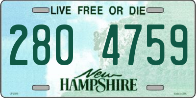 NH license plate 2804759