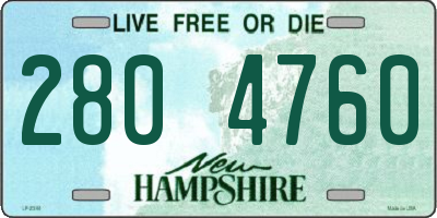 NH license plate 2804760