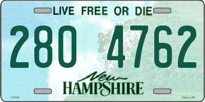 NH license plate 2804762