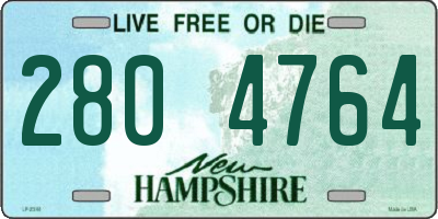 NH license plate 2804764