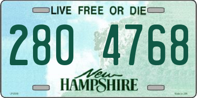 NH license plate 2804768