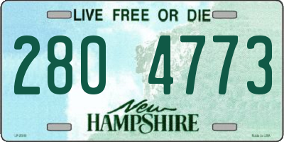 NH license plate 2804773