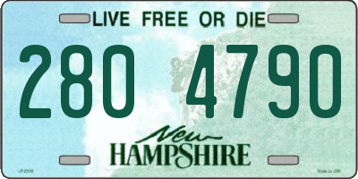 NH license plate 2804790