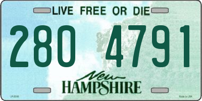 NH license plate 2804791