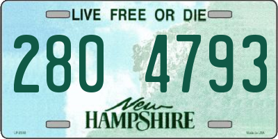 NH license plate 2804793