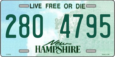 NH license plate 2804795