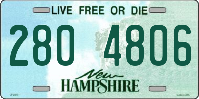 NH license plate 2804806