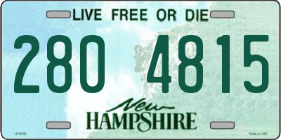 NH license plate 2804815