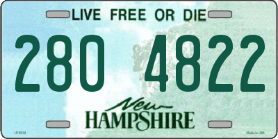 NH license plate 2804822