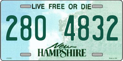 NH license plate 2804832