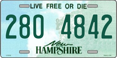 NH license plate 2804842