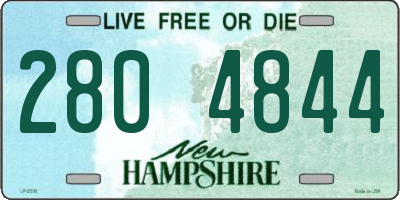 NH license plate 2804844