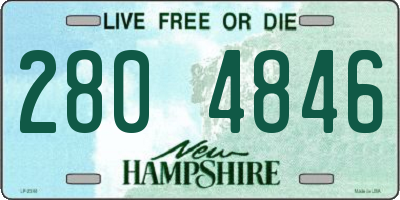NH license plate 2804846