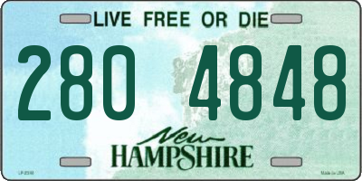 NH license plate 2804848