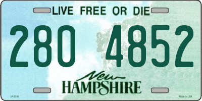 NH license plate 2804852