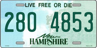 NH license plate 2804853