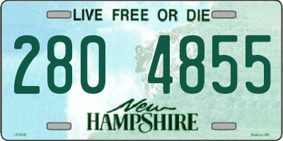 NH license plate 2804855