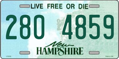 NH license plate 2804859