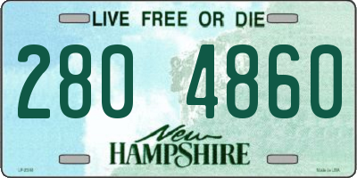 NH license plate 2804860