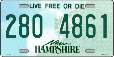 NH license plate 2804861