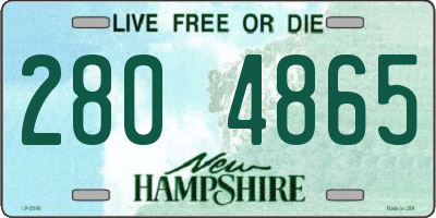 NH license plate 2804865