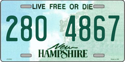 NH license plate 2804867