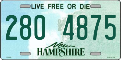 NH license plate 2804875