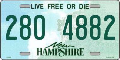 NH license plate 2804882