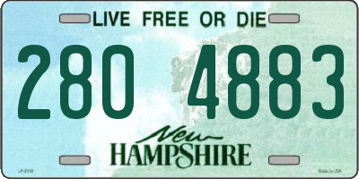 NH license plate 2804883