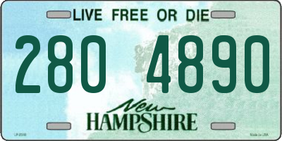 NH license plate 2804890