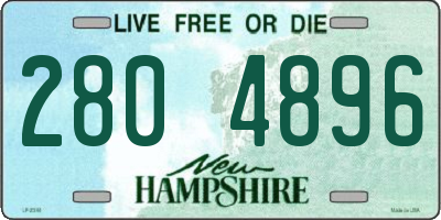 NH license plate 2804896